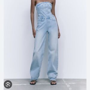 Zara Denim Jumpsuit